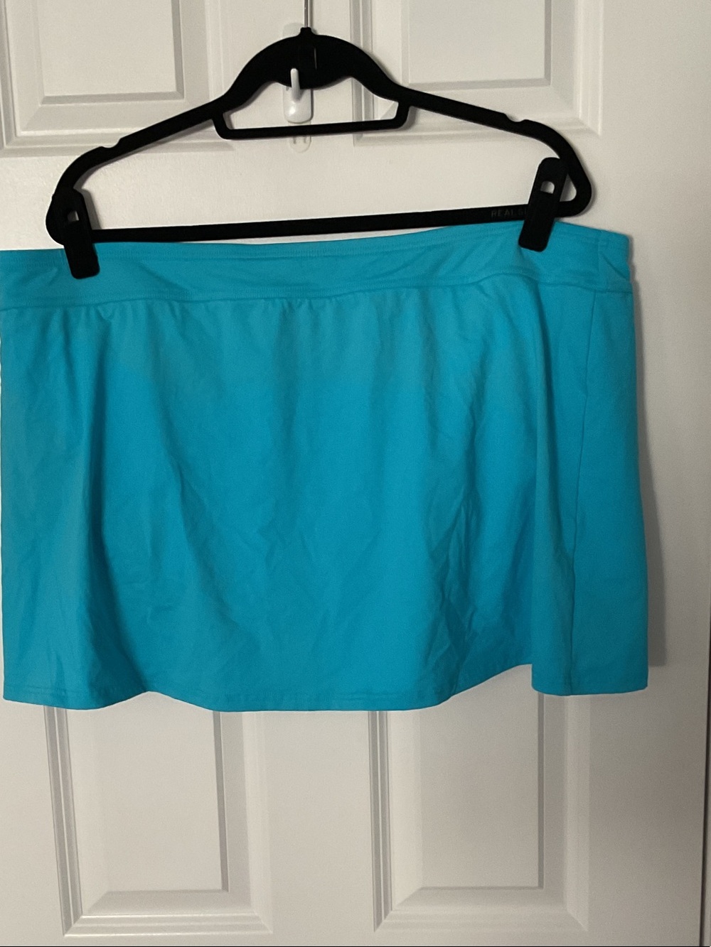 Lands' End Bright Turquoise Swim Mini Skirt